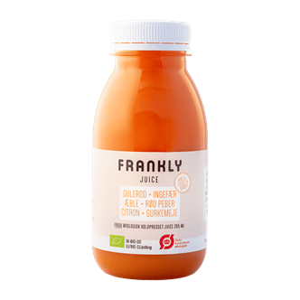 Frankly juice m. gulerod og gurkemeje - 250 ml