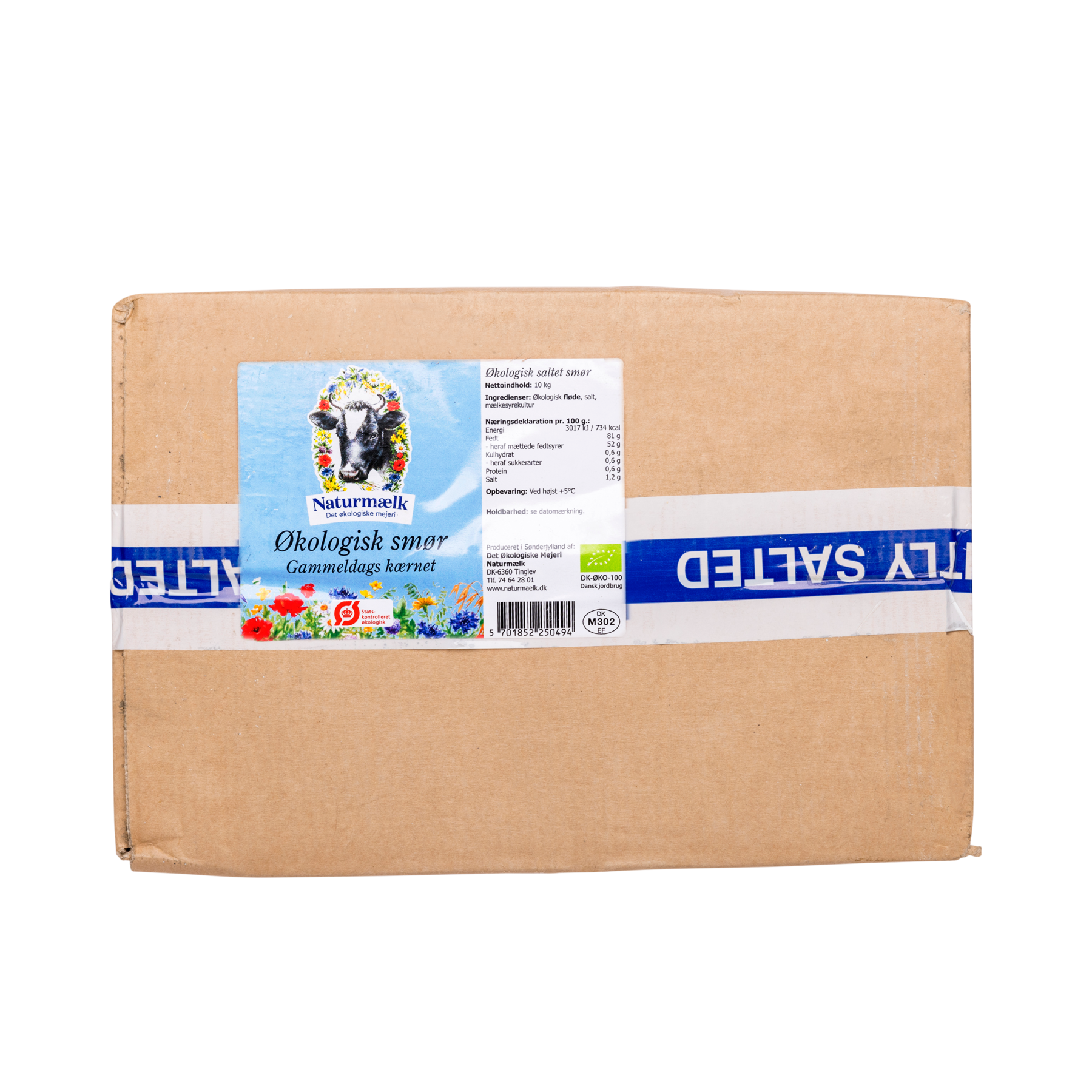 Smør saltet 10 kg - Naturmælk