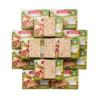Rugknækbrød fuldkorn 12x250 g
