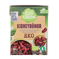 Kogte kidneybønner 16x380 g
