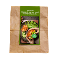 Klassisk burger MENY 2p 2 PS